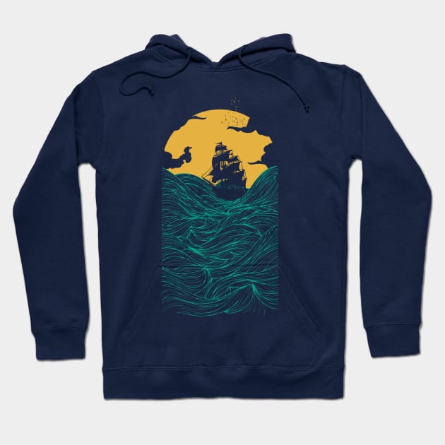 High seas Hoodie by sebasebi